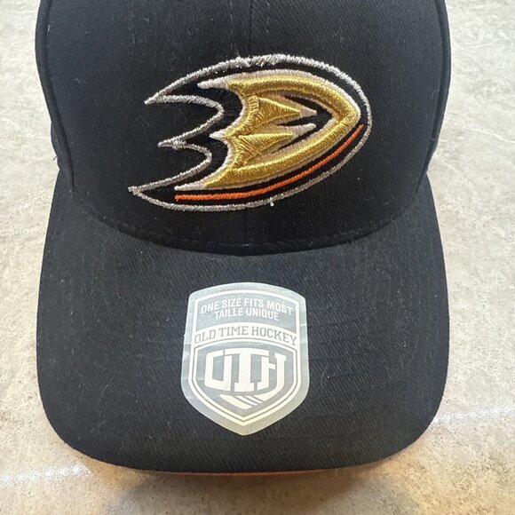 Vintage Anaheim Ducks NHL Old Time Hockey licensed hat cap. Cotton. Adjustable - Picture 5 of 9